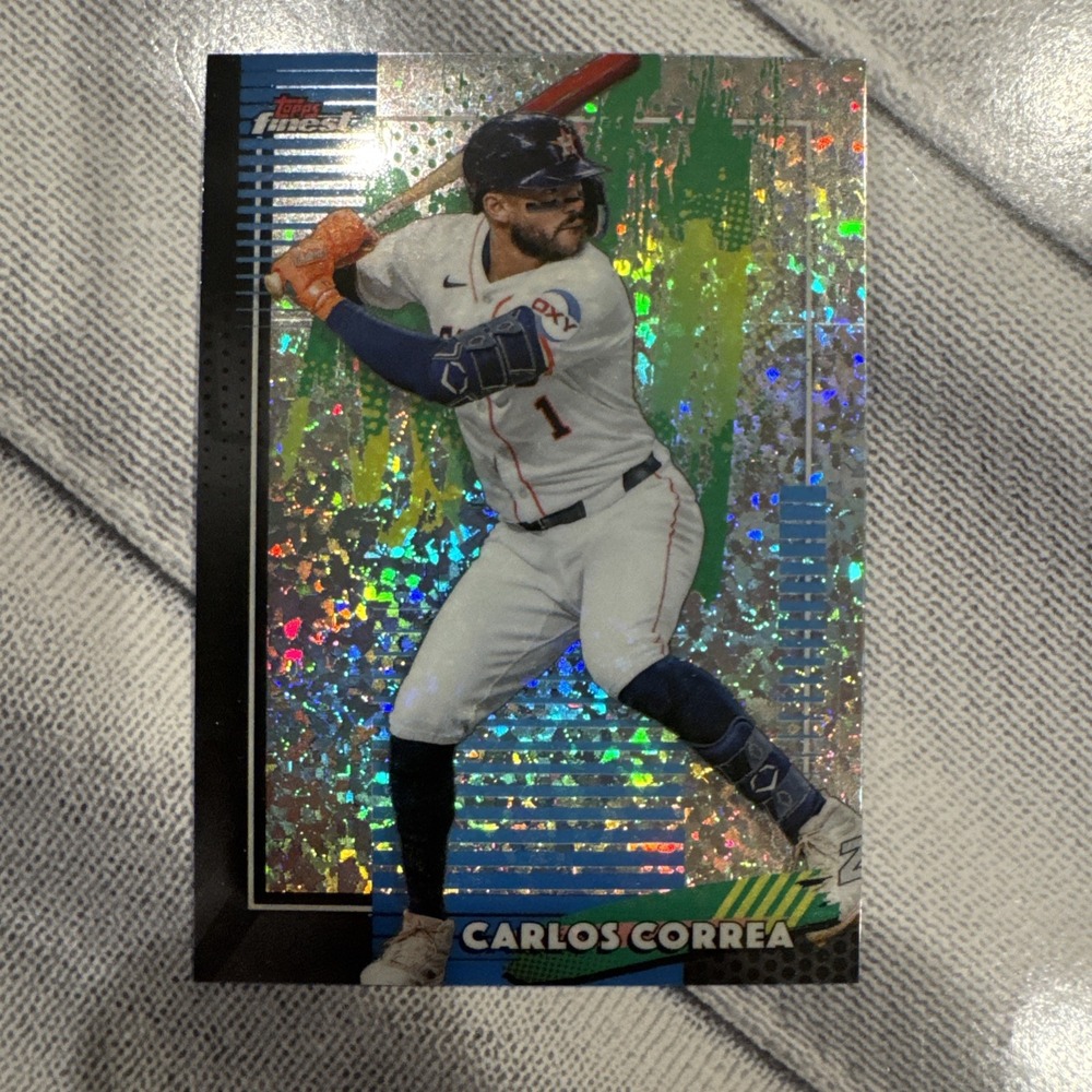 2026 Topps Finest Carlos Correa #42 Common Mini Diamond Houston Astros